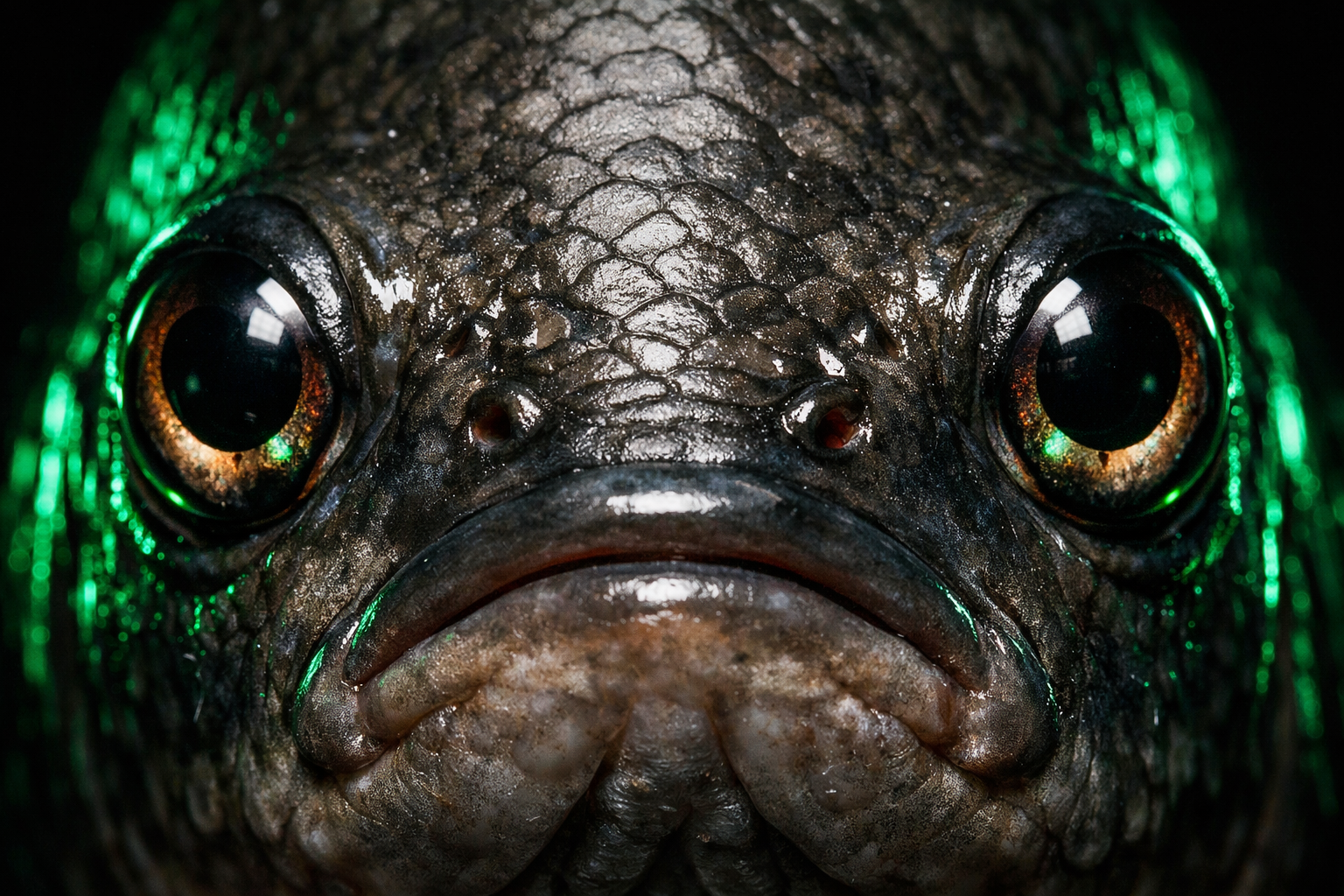 Close de um peixe